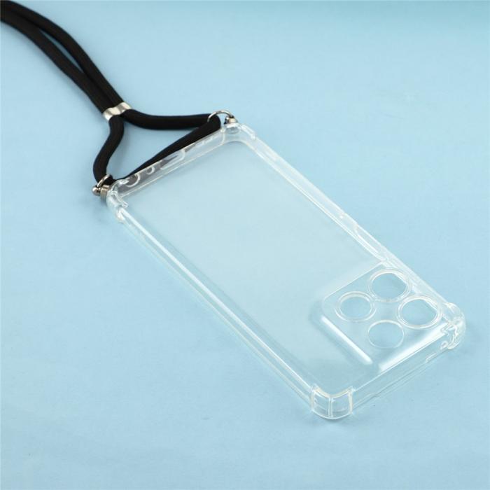 Bild 4,  Motorola Moto G56 5G Skal Med Mobilsnöre Transparent