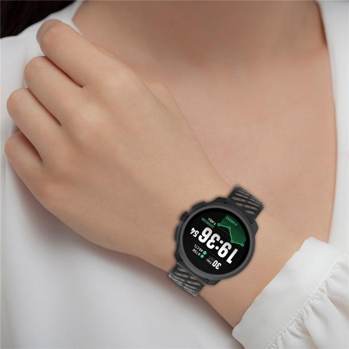 Bild 5,  Klockarmband 22 mm Quick Release Silikon Brun