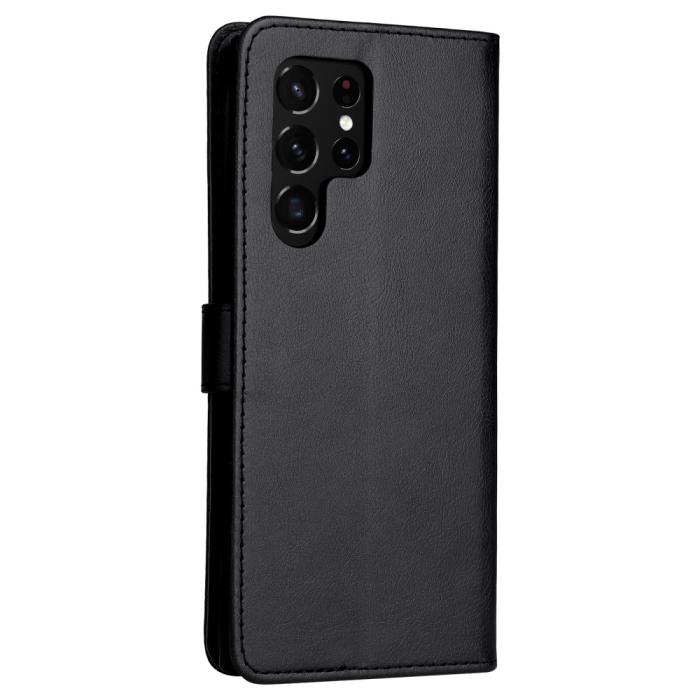 Bild 4,  Samsung Galaxy S22 Ultra Fodral Läder Svart