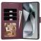 Tech-Protect Tech-Protect Samsung Galaxy A27 5G Fodral Läder Mulberry