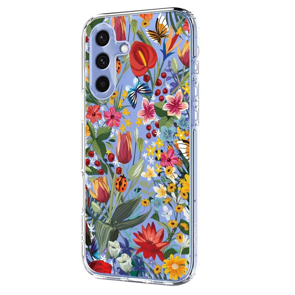  Samsung Galaxy A57 5G Skal Med Tryck Blommor