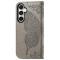  Samsung Galaxy S23 FE Fodral Fjäril Tryck Grå