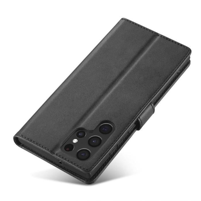 Bild 5, LC.IMEEKE LC.IMEEKE Samsung Galaxy S25 Ultra Fodral Läder Svart