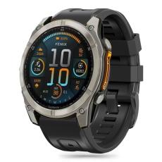 Tech-Protect Tech-Protect Garmin Fenix 5/6/6 Pro/7/8/E 47 mm Armband Silicone Svart