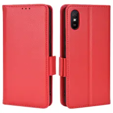  Xiaomi Redmi 9A / 9AT Fodral Litchi Textur R&ouml;d