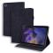  Samsung Galaxy Tab A8 10.5 (2021) Fodral Tryckt Flower Svart