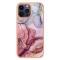  iPhone 16 Pro Skal TPU Marmor Roséguld
