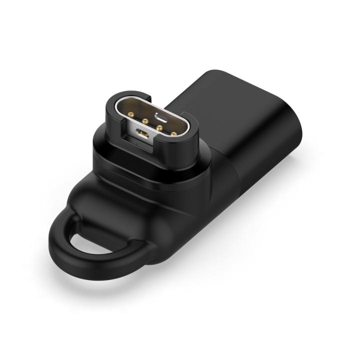 Bild 3,  Garmin Laddningsadapter 90 Grader Elbow Svart