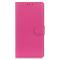  Samsung Galaxy S26 Fodral Litchi Läder Rosa