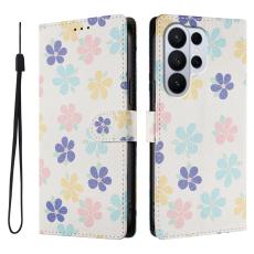  Samsung Galaxy S26 Ultra Fodral Med Tryck F&auml;rgglada Blommor
