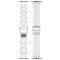  Apple Watch 42/44/45/46/49 mm Armband Steel Silver