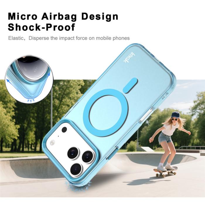 Bild 3, IMAK IMAK iPhone 17 Pro Max Skal MagSafe Anti Drop Blå