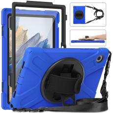  Galaxy Tab A8 10.5 Roterande X-Shape Hybrid Skal