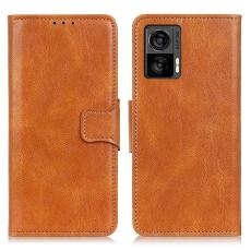  Motorola Edge 30 Neo 5G Fodral Split L&auml;der Brun