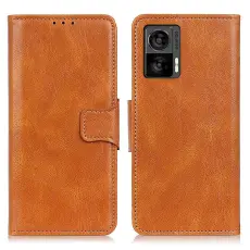  Motorola Edge 30 Neo 5G Fodral Split L&auml;der Brun
