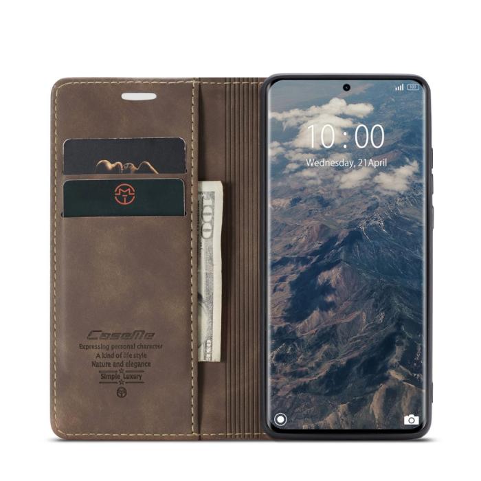 Bild 3, CASEME CASEME Redmi Note 14 Pro/Pro Plus 5G Fodral Flip Retro Läder