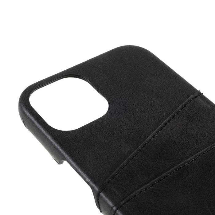 Bild 6,  iPhone 13 - Mobilskal Läder Med Kortfack - Svart