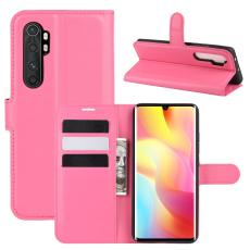  Xiaomi Mi Note 10 Lite - Litchi Pl&aring;nboksfodral - Rosa