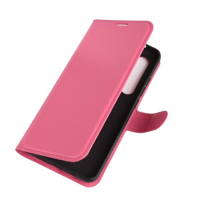 Bild 2,  Xiaomi Mi Note 10 Lite - Litchi Plånboksfodral - Rosa