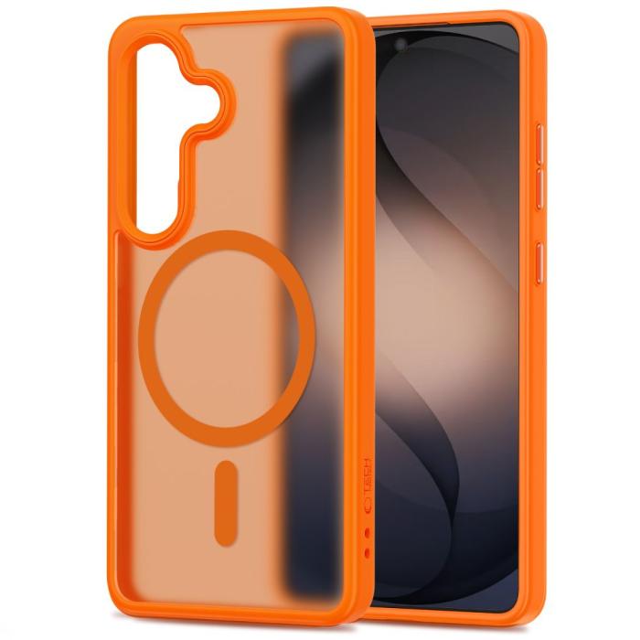 Bild 2, Tech-Protect Tech-Protect Galaxy S26 Skal MagSafe MagMat Orange