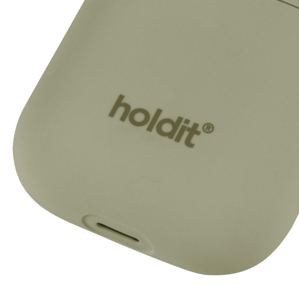 holdit holdit Apple AirPods Skal Silikon Khaki Green