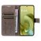  Motorola Moto G86 Power/G86 5G Fodral Fjäril Tryck Grå