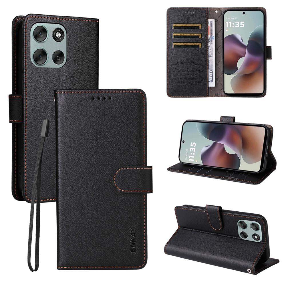 ENKAY ENKAY Motorola Moto G86 Power/G86 5G Fodral RFID Svart