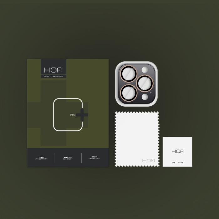 Bild 2, HOFI HOFI iPhone 16 Pro / 16 Pro Max Linsskydd CamRing Pro+
