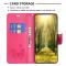  iPhone 16 Pro Max Fodral Med Fjäril Tryck Rosa