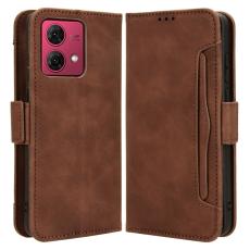  Motorola Moto G84 5G Fodral Med Avtagbart Kortfodral Brun