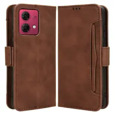  Motorola Moto G84 5G Fodral Med Avtagbart Kortfodral Brun