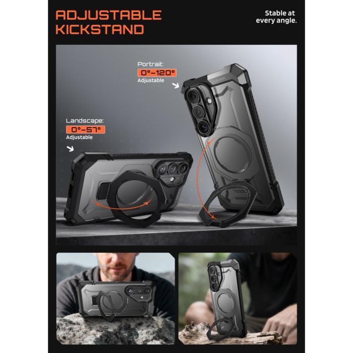 Bild 4, Supcase Supcase Galaxy S26 Skal MagSafe UB Grip Svart