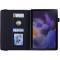  Samsung Galaxy Tab A8 10.5 (2021) Fodral Tryckt Flower Svart