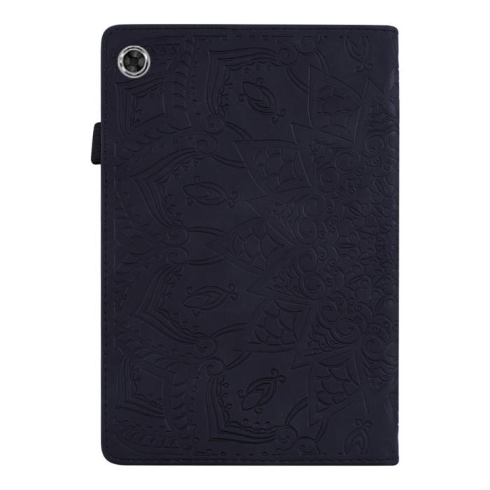 Bild 3,  Samsung Galaxy Tab A8 10.5 (2021) Fodral Tryckt Flower Svart