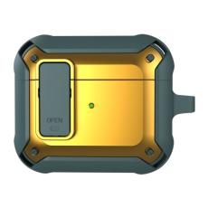  AirPods 3 Skal Shockproof Hybrid Armor Gr&aring;/Gul