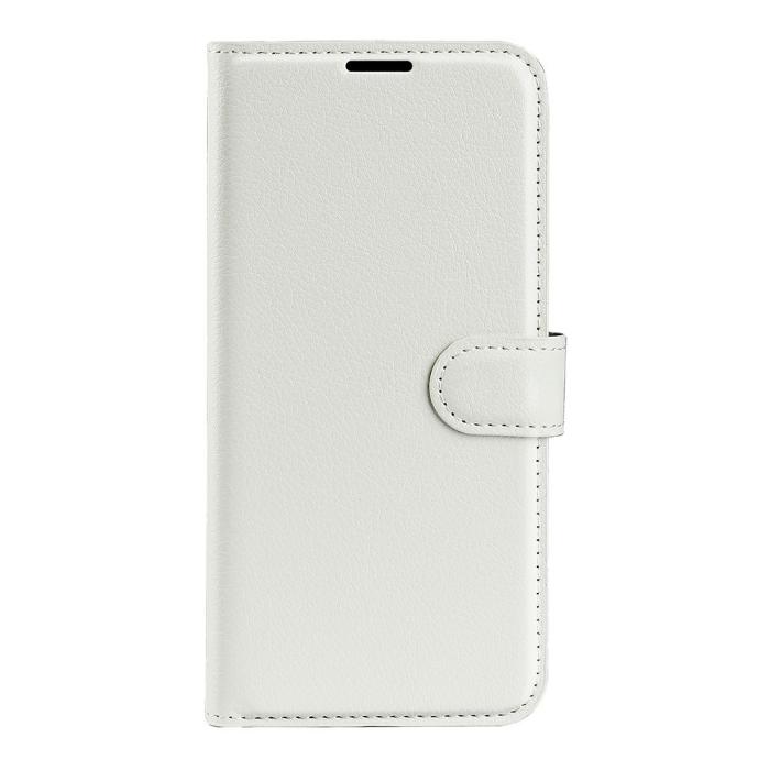 Bild 6,  Xiaomi Redmi 14C Fodral Litchi Läder Vit