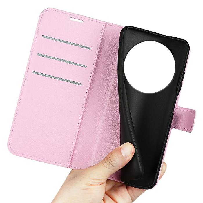 Bild 4,  Xiaomi Redmi 14C Fodral Litchi Läder Ljus Rosa
