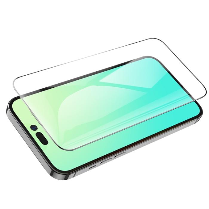 Bild 2, HOCO HOCO iPhone 14 Pro Skärmskydd Heltäckande Härdat Glas