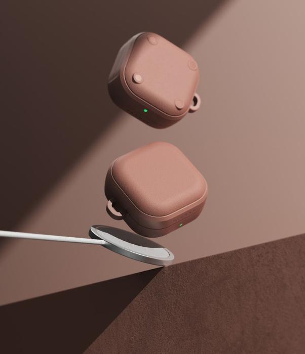 Bild 3, Ringke Ringke Galaxy Buds 4 / 4 Pro Skal MagSafe Onyx Constant Coral