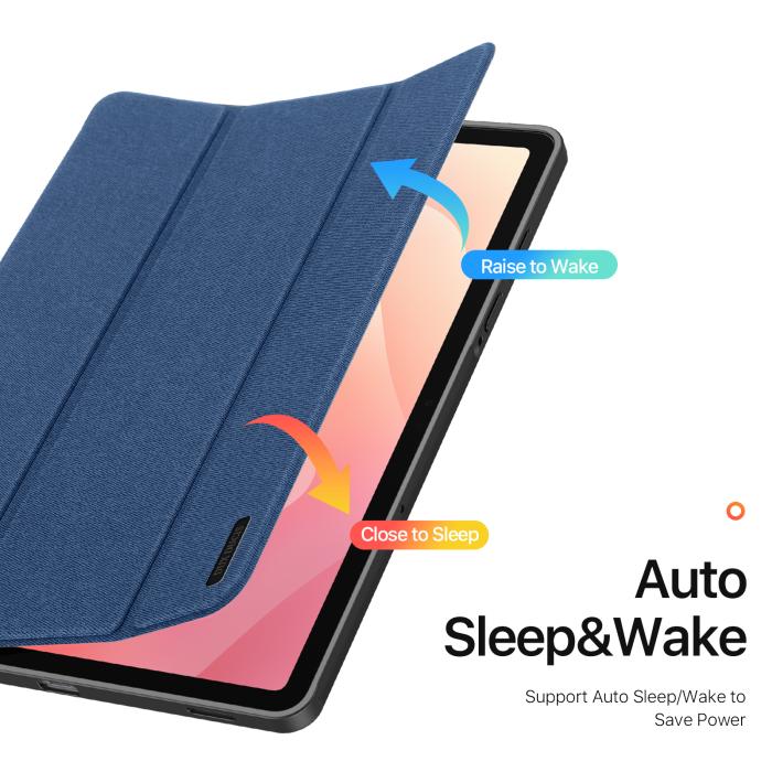 Bild 6, DUX DUCIS DUX DUCIS Galaxy Tab S11 Fodral DOMO Tri-Fold Blå