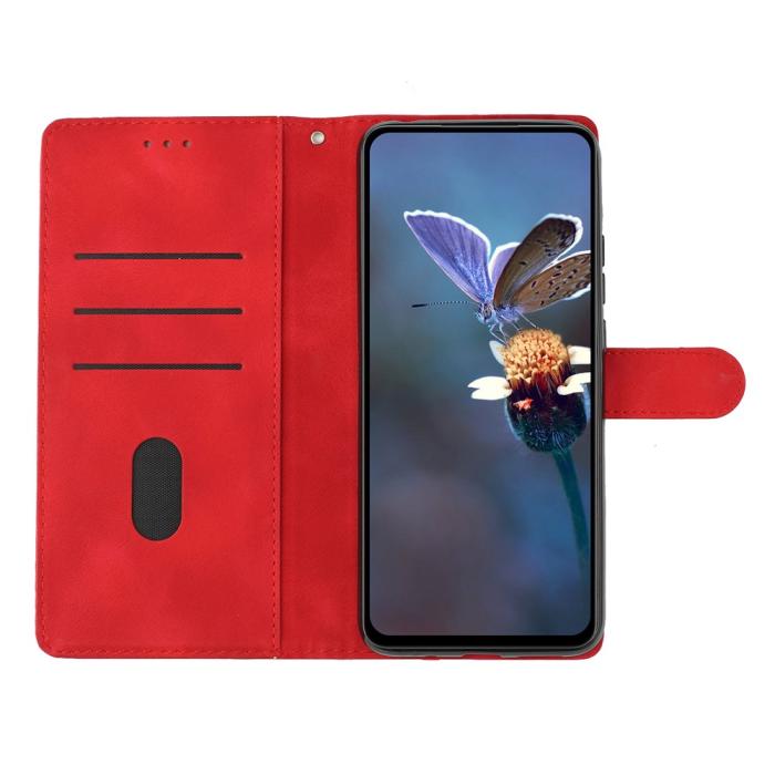 Bild 2,  Samsung Galaxy S26 Ultra Fodral Med Blommigt Tryck Läder Röd