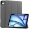  iPad Air 13 2026-2024 Fodral Tri-Fold Pennhållare Grå