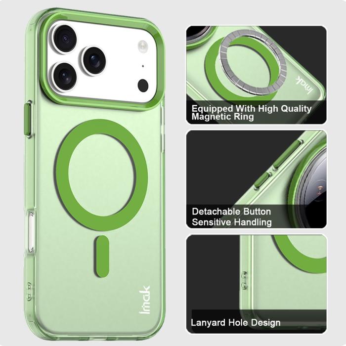 Bild 4, IMAK IMAK iPhone 17 Pro Max Skal MagSafe Anti Drop Grön