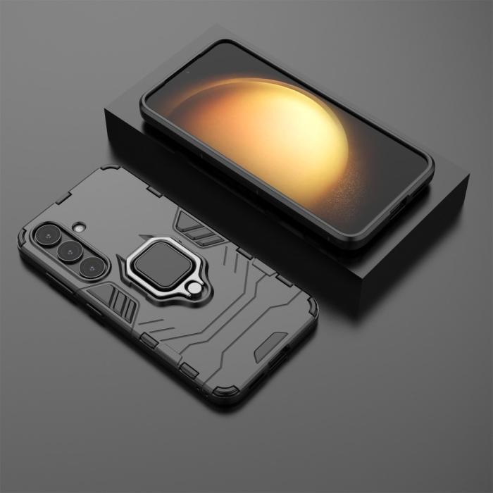 Bild 6,  Samsung Galaxy S25 Plus Skal Hybrid Armor Ring Svart