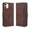  iPhone 12 Pro Max - Fodral Med Avtagbart Kortfodral - Brun