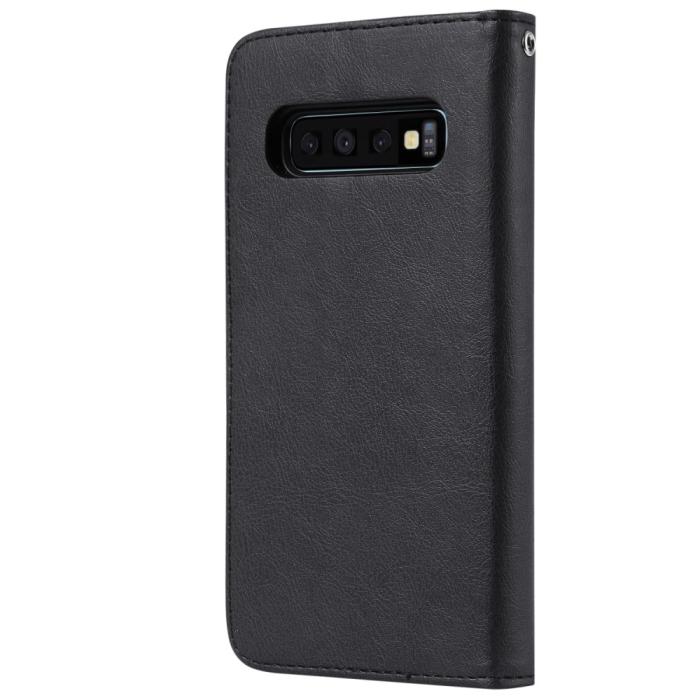 Bild 3,  Samsung Galaxy S10 - Plånboksfodral/Magnet Skal - Svart