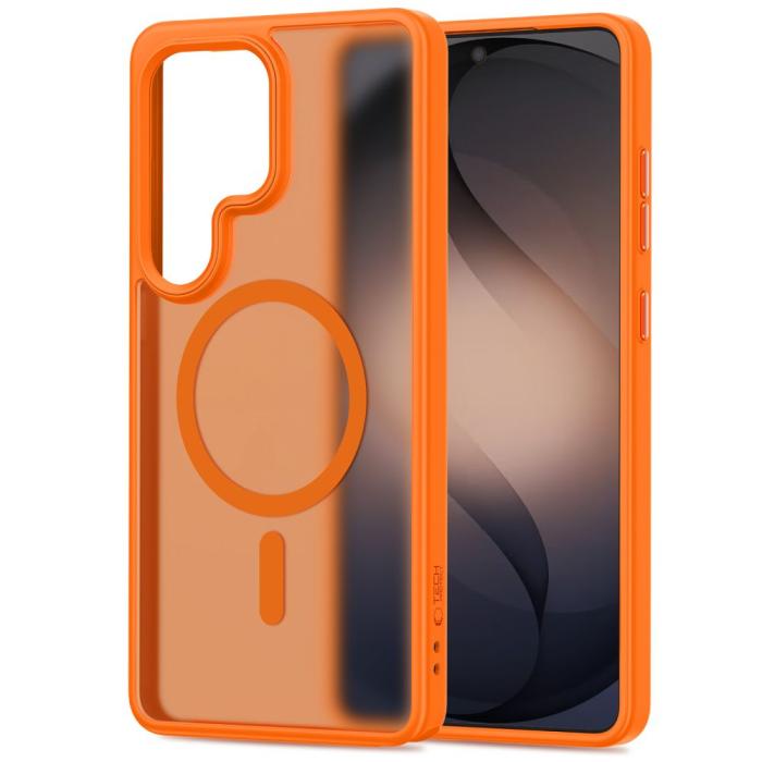 Bild 2, Tech-Protect Tech-Protect Galaxy S26 Ultra Skal MagSafe MagMat Orange