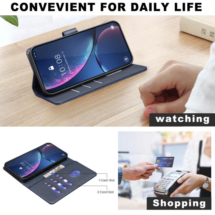 Bild 5, BINFEN BINFEN Xiaomi 17T Pro Fodral RFID Läder Blå