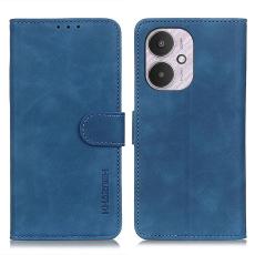 KHAZNEH KHAZNEH Xiaomi Redmi 13C 4G Fodral Retro L&auml;der Bl&aring;