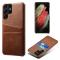  Samsung Galaxy S22 Ultra Skal Kortfack Brun